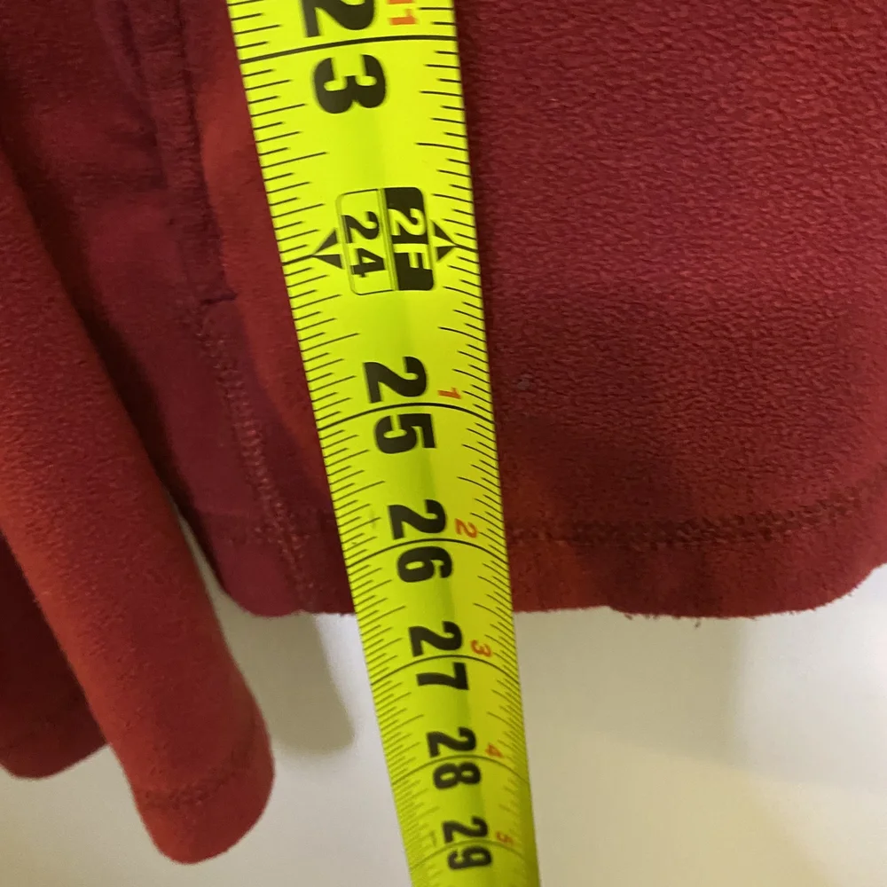 Eddie Bauer‎ Red Quarter-Zip Pullover Sweatshirt Size L
